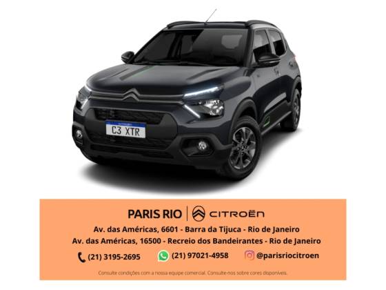 CITROËN C3 1.0 FIREFLY FLEX XTR MANUAL CITROËN C3 1.0 FIREFLY FLEX XTR MANUAL